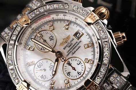 breitling 36mm diamond bezel|breitling diamond bezel 55.